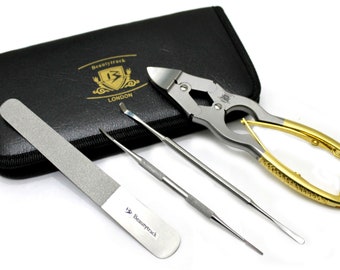 Podiatry Ingrown Nail Clippers Cutter Toenail Trimming Nipper For Thick Nail Set