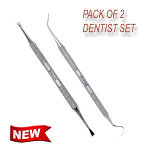 Dental Floss Care Tool Set Tartar Plaque Calculus Remover Tooth Scraper Teeth Whitening