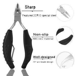 Extra Large Toe Nail Clippers For Thick Nails Heavy Duty