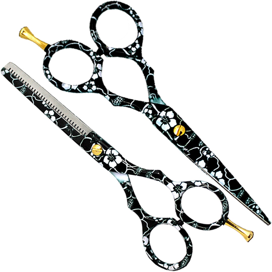 Pro Hair Thinning Cutting Scissors Set Hairdressing Shear Etsy