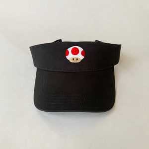 Toad Embroidered Visor Halloween Visor Halloween Costumes Embroidered Cotton Visor