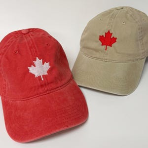 Kanada Maple Leaf Gestickte Kappe Baseballkappe
