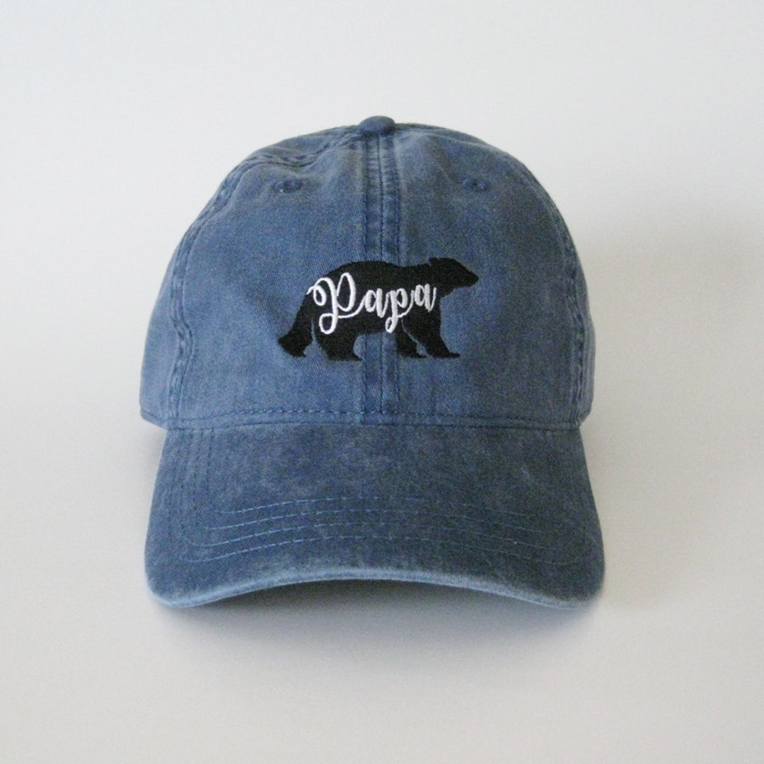 Papa Bear Hat Papa Bear Cap Embroidred Hat Baseball Cap Dad Hat Dad Cap ...