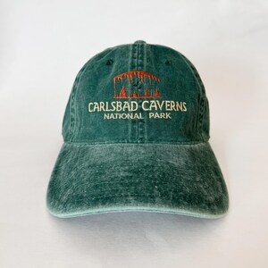 Carlsbad Caverns National Park Broderad keps keps basebollkeps Campingkeps Tvättad bomullskeps