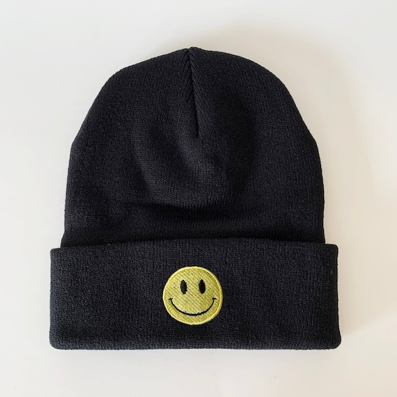 Smiley Face Embroidered Beanie Smiley Face Embroidered Beanie