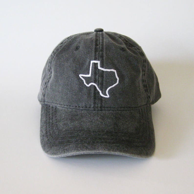 Texas Map Cap Texas Hat Texas Hat Map Cap Embroidered Cap Etsy