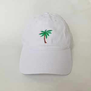 Palm Tree Embroidered Cap Dad Cap Dad Hat