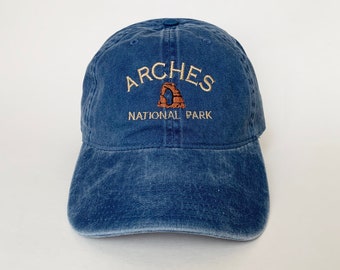 Arches National Park Embroidered Cap hat baseball hat nature hat travel hat camping hat