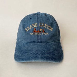 Grand Canyon National Park Embroidered Cap hat baseball hat camping hat mountain hat nature hat travel hat road trip hat