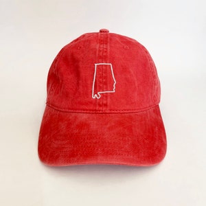 Alabama Map Cap hat casquette de baseball casquette de baseball brodée