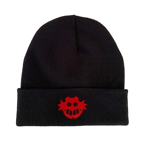 Eggman Face Embroidered Beanie Halloween Beanie Winter Beanie