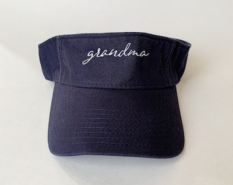 Oma-pet oma vizier geborduurde pet zomerhoed