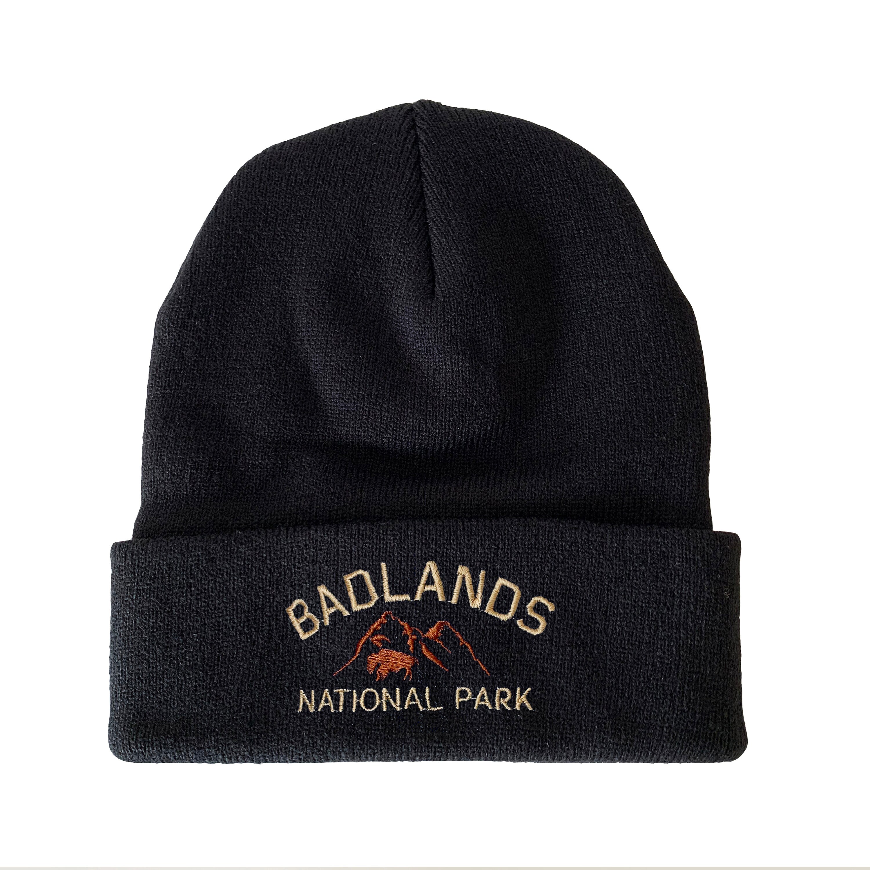 Badlands National Park Embroidered Acrylic Beanie - Etsy