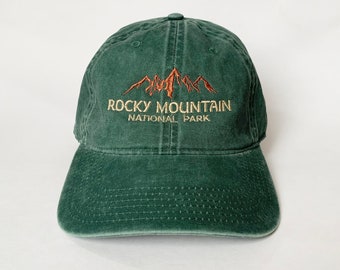 Rocky Mountain National Park Embroidered Cap hat baseball hat nature hat mountain hat travel hat