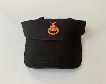 Bowser Jr Embroidered Visor Halloween Visor Halloween Costumes Embroidered Cotton Visor