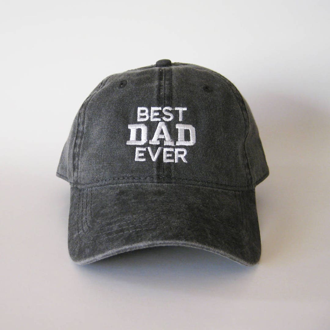 Best Dad Ever Cap Dad Cap Dad Hat Dad Embroidered Cap Best Dad Number ...