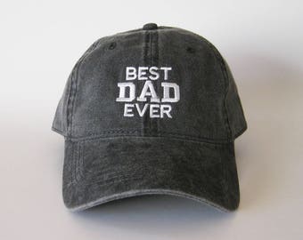 Best Dad Ever Mütze Papa Mütze Papa Bestickte Kappe Bester Papa Nummer eins Papa