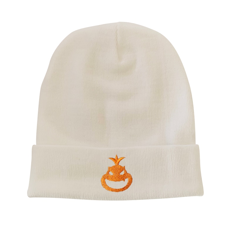 Bowser Jr. Face Embroidered Beanie Halloween Beanie Winter Beanie image 2