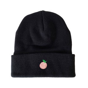 Grapefruit Beanie Tangerine Winter Beanie