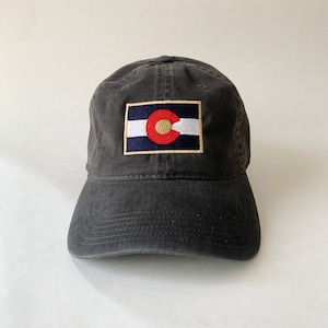 Colorado State Flag Embroidered Cap Colorado Cap Colorado hat baseball cap father&#39;s day gift