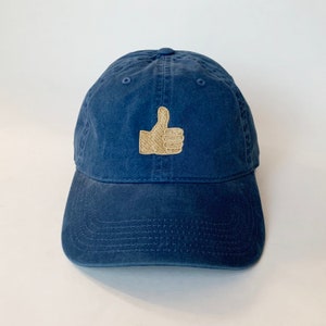 Thumbs Up Embroidered hat cap dad hat thumbs hat thumbs up signal hat dad cap