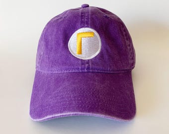 Waluigi Bestickte Kappe Mario Kappe Halloween Kostüme Bestickter Hut Gewaschene Baumwollkappe