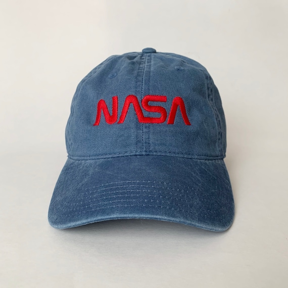 Vintage NASA Embroidered Cap Dad cap dad hat dad baseball cap nasa cap nasa hat Washed Cotton Cap