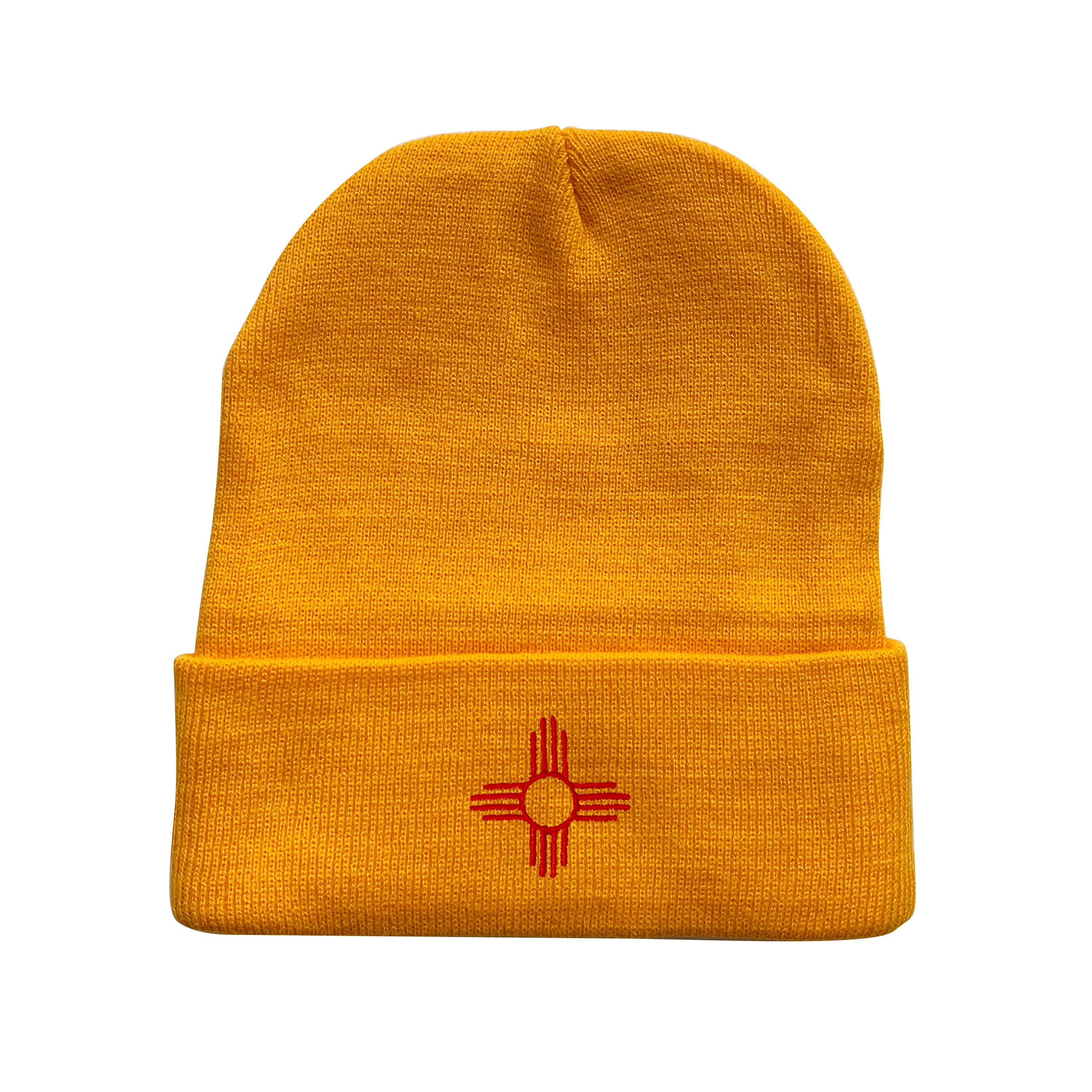 New Mexico Zia Symbol Embroidered Beanie Winter Hat - Etsy