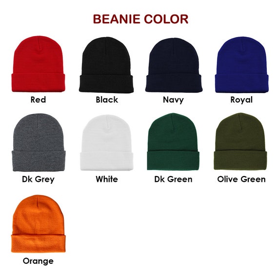 Peace Sign Embroidered Beanie Peace Symbol Beanie Hat Sign Hand