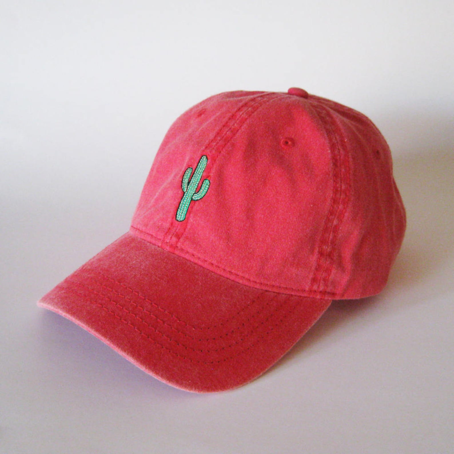 Cactus Cap Embroidered Cap Cactus Hat Dad Cap Dad Hat Etsy