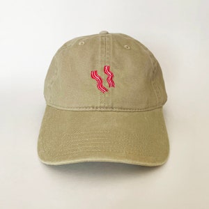 Bacon Embroidered Hat breakfast cap dad hat