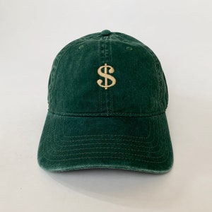 Dollar Sign Embroidered Cap Dad Cap Dad Hat