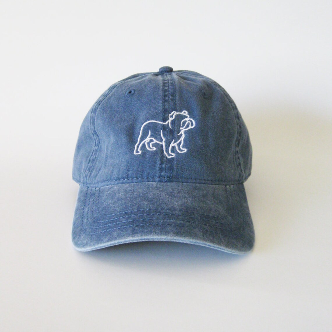 Bulldog embroidered hat doglover cap dog baseball cap bulldog  etsy