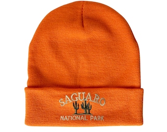 Saguaro National Park Beanie With Patch - Etsy display picture 3