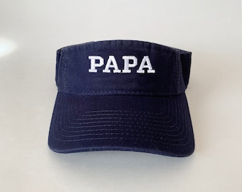 Zomerpet met PAPA-geborduurd vizier