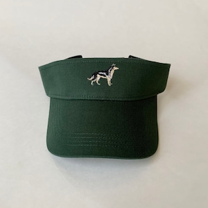 German Shepard Embroidered Visor dog Visor Embroidered Cotton Visor