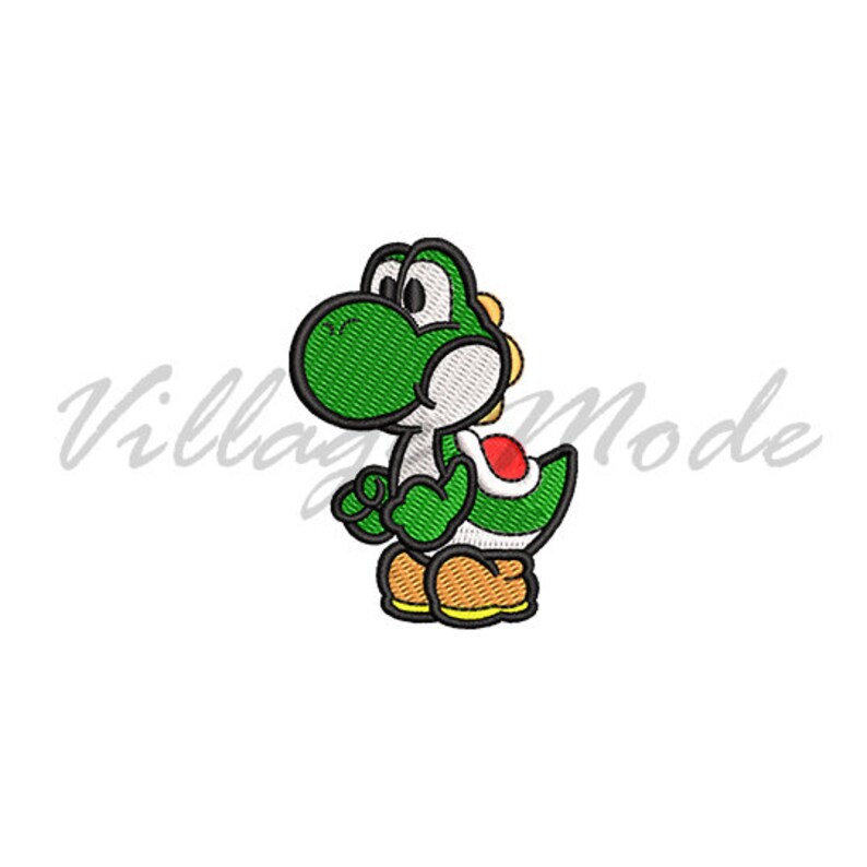 Yoshi Machine Embroidery Design File Etsy