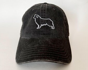 Cappello da pastore australiano, berretto da cane, cappello da mamma, cappello da papà, berretto da baseball da papà, berretto in cotone lavato