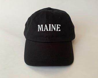 Kids Sizes Maine Youth Cap Kids Cap Embroidered Hat