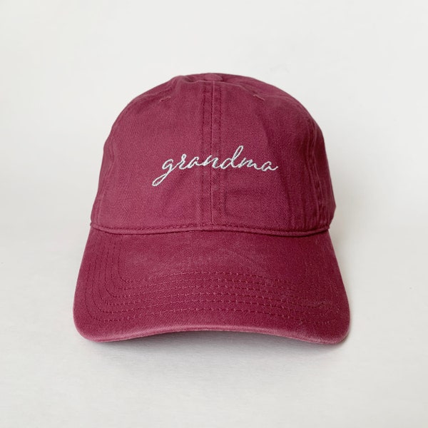 Grandma Cap grandma hap embroidered cap baseball cap dad cap