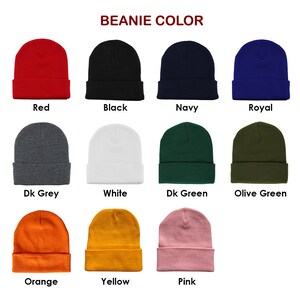 Anti-Social Club Embroidered Long Beanie Winter Hat image 6