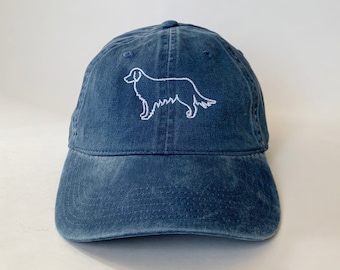 Golden Retriever Outline Hat Golden Retriever cap dog cap dog hat dad hat