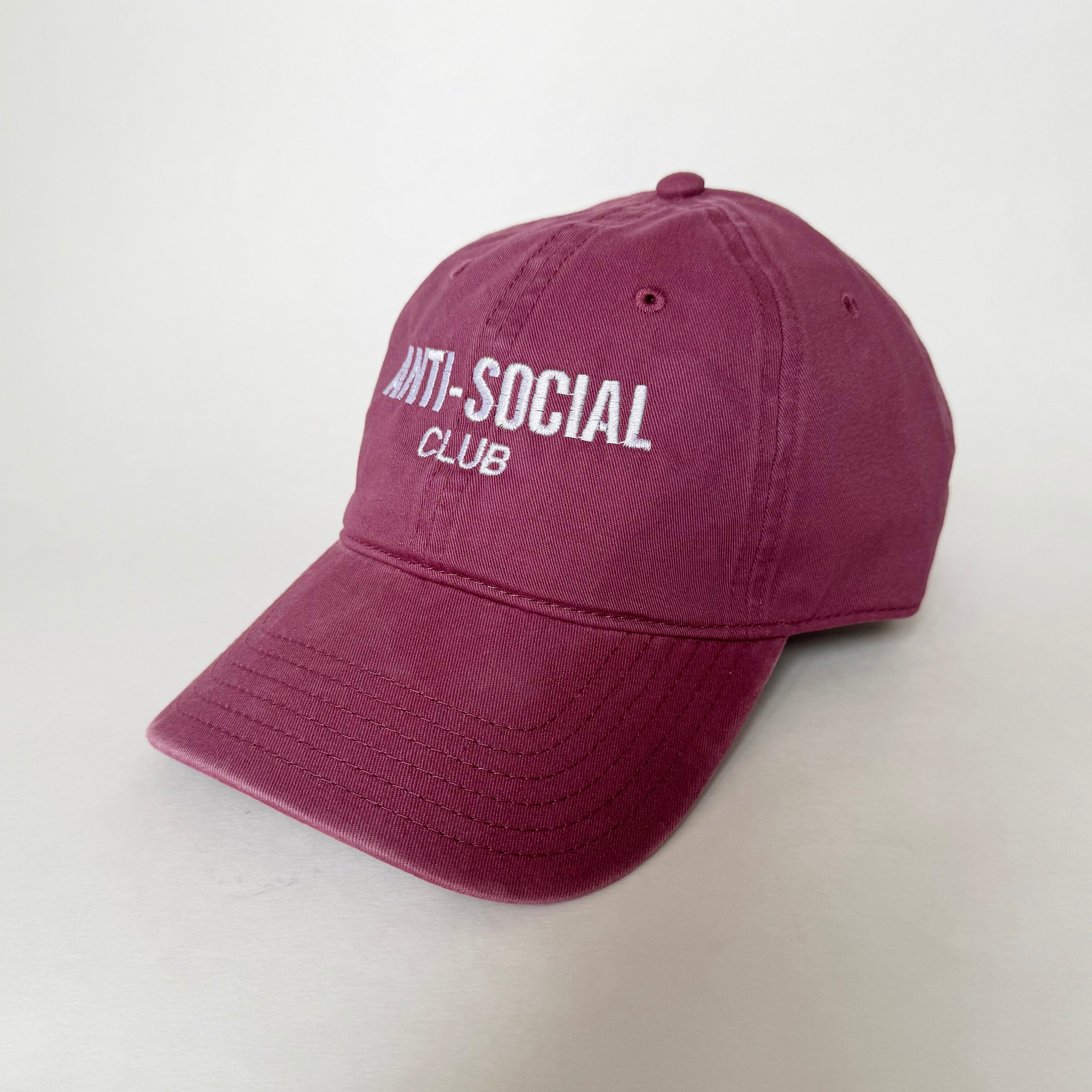 Anti-social Club Embroidered Cap Baseball Cap Dad Hat Dad  display picture 1