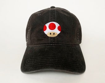 Toad Halloween Cap Mario Cap Dad Cap Halloween Costumes Embroidered Hat