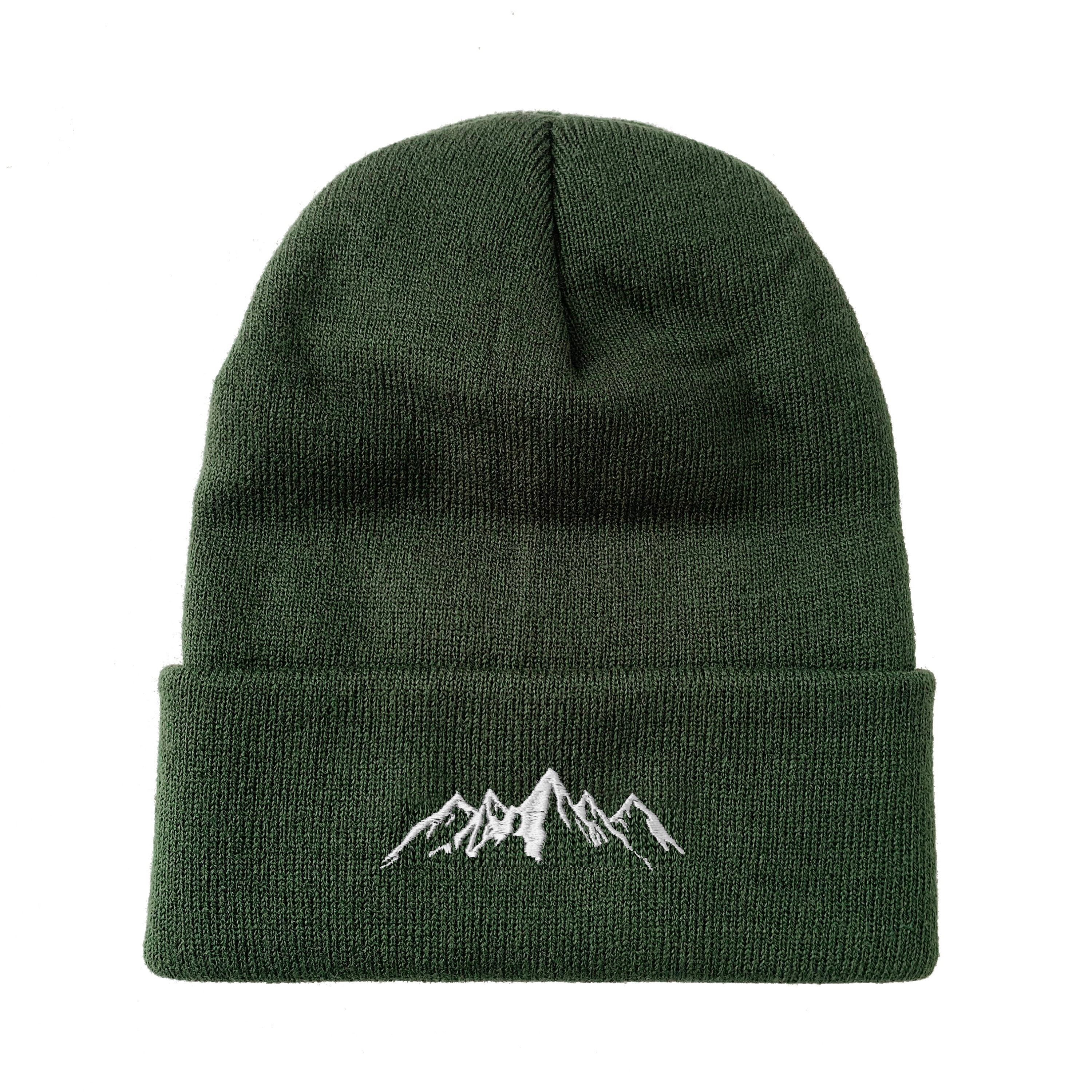THE UPSIDE  women’s Mountain Knit Beanie in Novelty Mountain Scene Beanie | Sierra Nevada Brewing Co main image 4