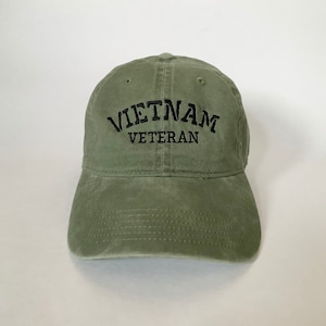 Vietnam Veteran Letters Embroidered hat baseball hat Veteran cap Military Ball cap