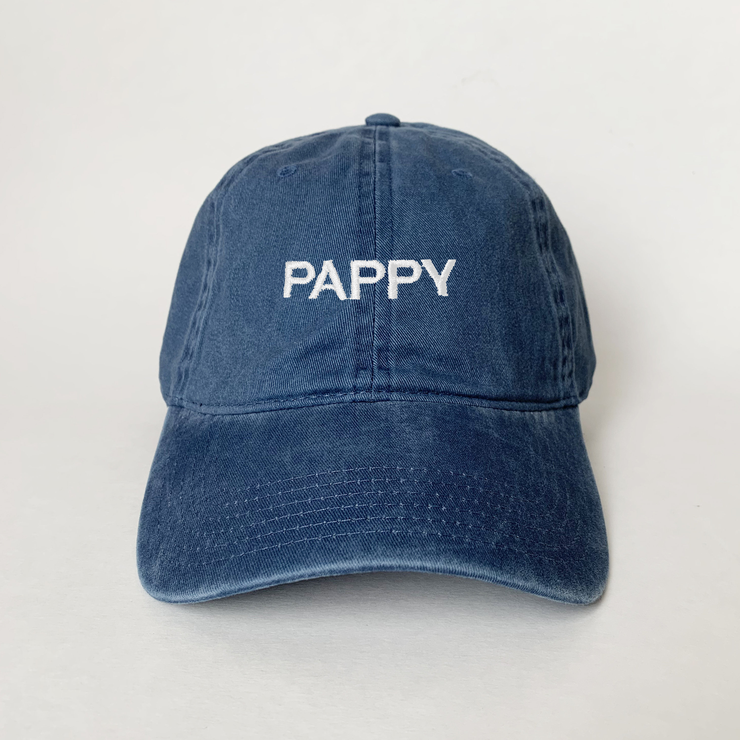 World's Best Pappy Embroidered Washed Cotton Baseball Cap – Adjustable, Low Profile, Unstructured