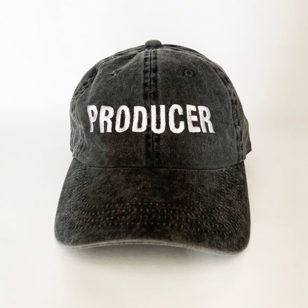 Producer Cap embroidered cap baseball cap dad cap