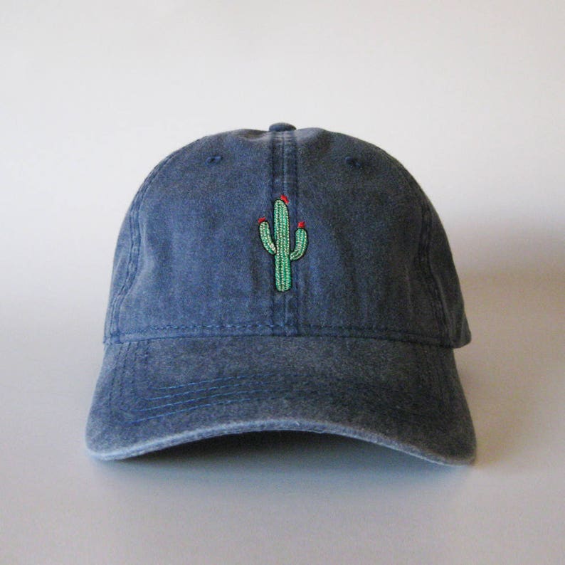 Cactus Cap Embroidered Cap Cactus Hat Dad Cap Dad Hat image 2