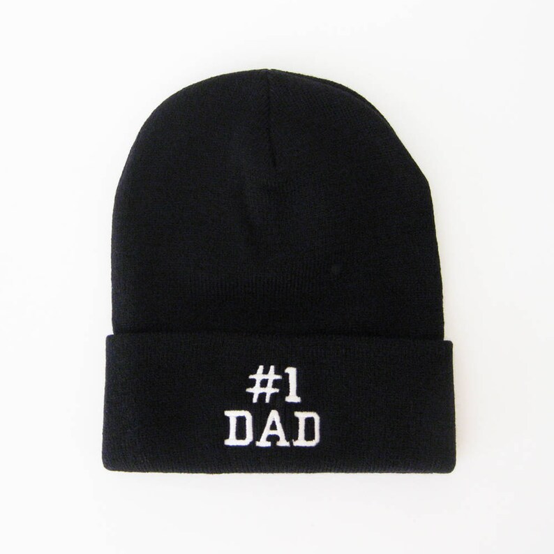 Number Ranking TOP5 1 Dad Embroidered Winter Hat Beanie Max 54% OFF